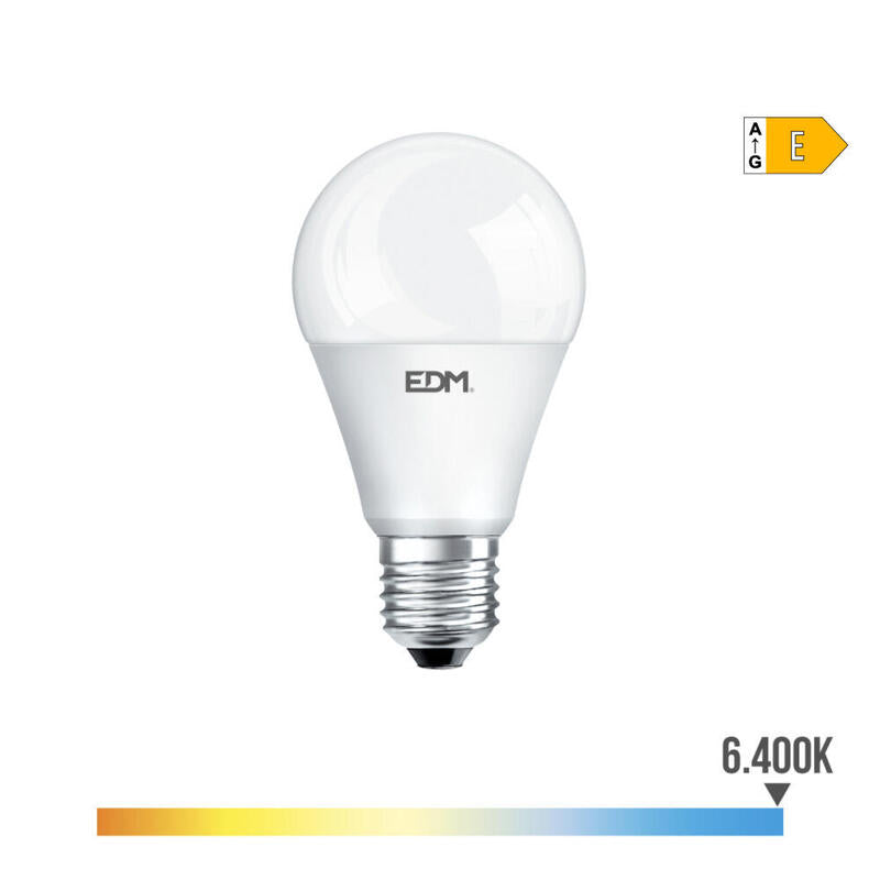 Pack De 2 Unidades - Bombilla Standard Led E27 20w 2100lm 6400k Luz Fria Ø6,5x12,5cm Edm