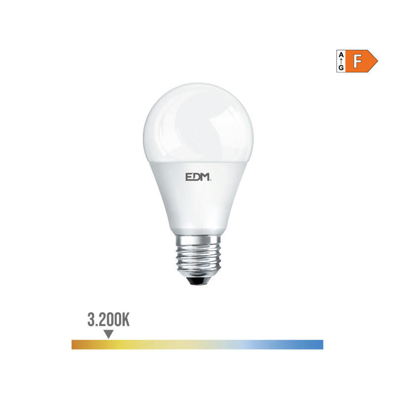 Pack De 2 Unidades - Bombilla Standard Led Regulable E27 10w 810lm 3200k Luz Calida Ø5,9x11cm Edm