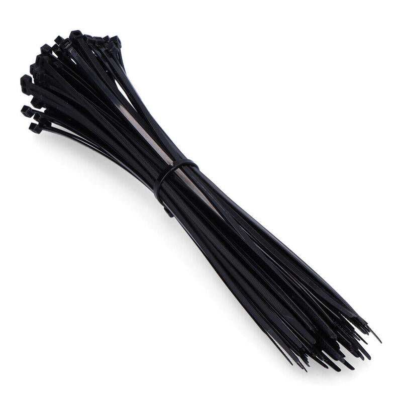 Pack De 2 Unidades - Bridas Negras 300x4,8mm (Bolsa 100 Unid.) Nylon Alta Calidad