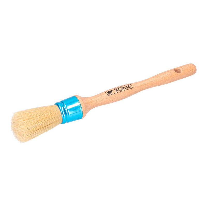 Pack De 2 Unidades - Brocha Virola Hierro Con Taco Nº 08 Ø36 X 70 Mm