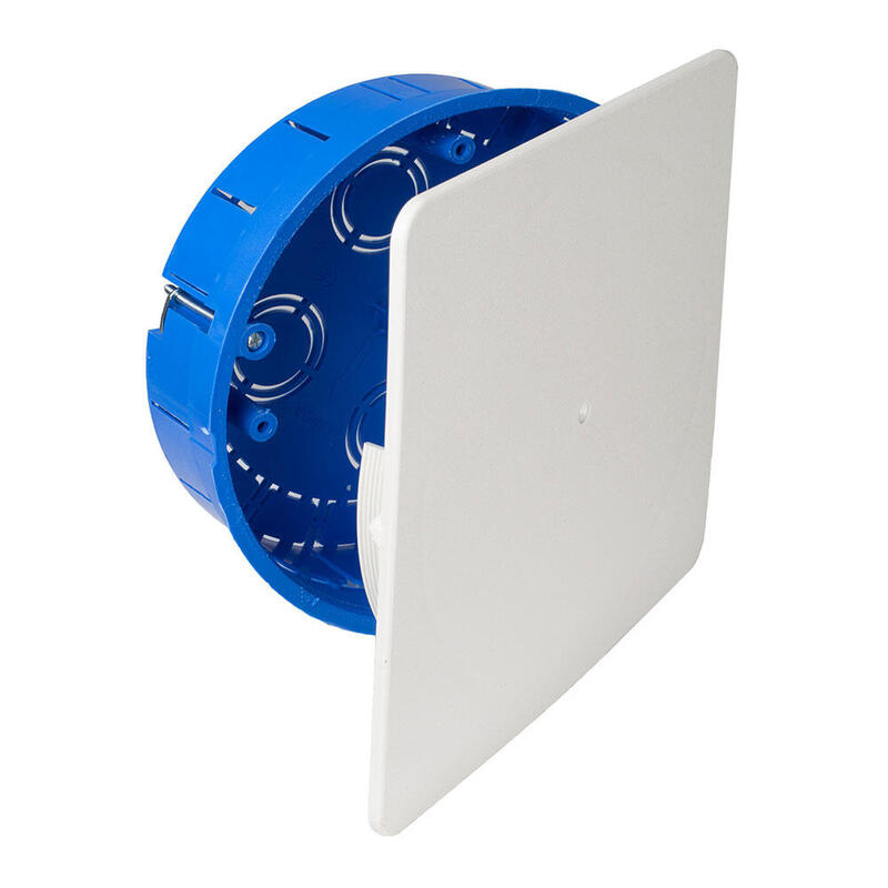 Pack De 2 Unidades - Caja De Empalme Para Empotrar En Tabiques Huecos Ø150x46mm Solera 5516gw