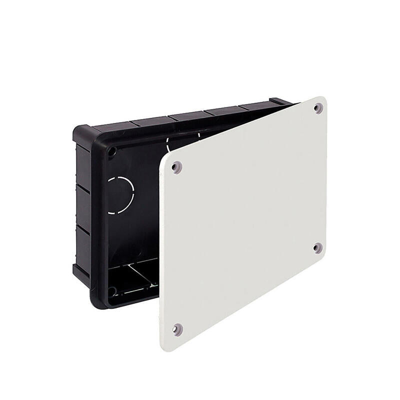 Pack De 2 Unidades - Caja De Empotrar Rectangular 200x130x60mm Con Tornillos (Retractilado) Solera 314