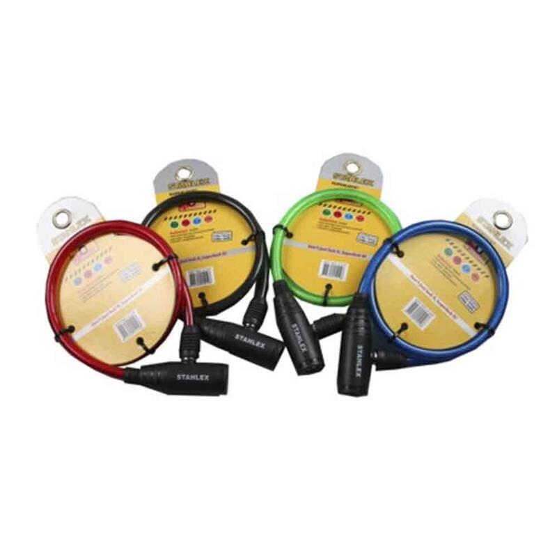 Pack De 2 Unidades - Candado Economico Con Llave Para Bicicleta Colores Surtidos