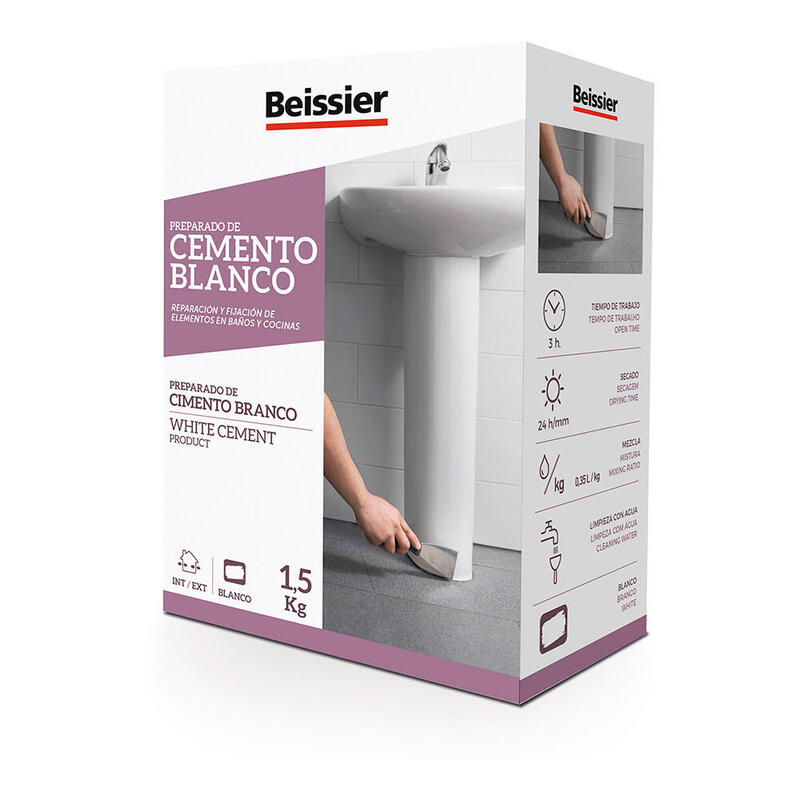 Pack De 2 Unidades - Cemento Blanco 1,5 Kg
