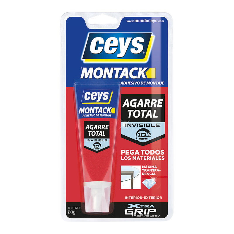 Pack De 2 Unidades - Ceys Montack Invisible Blister 80g 507262
