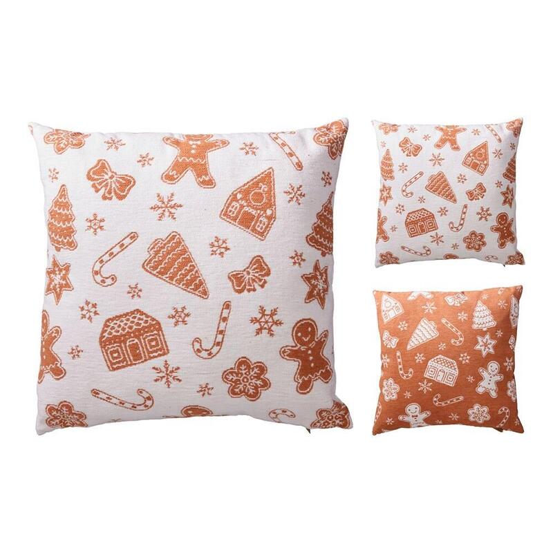 Pack De 2 Unidades - Cojín Con Motivos Navideños, Modelos Variados, 45 X 45 Cm