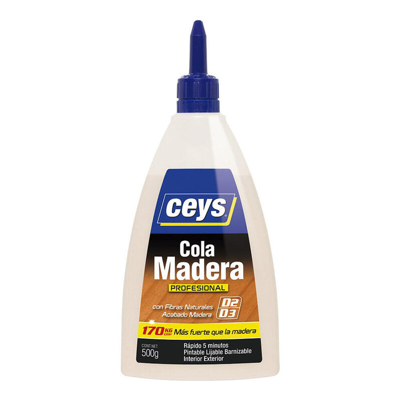 Pack De 2 Unidades - Cola Madera Profesional Biberón 500 G