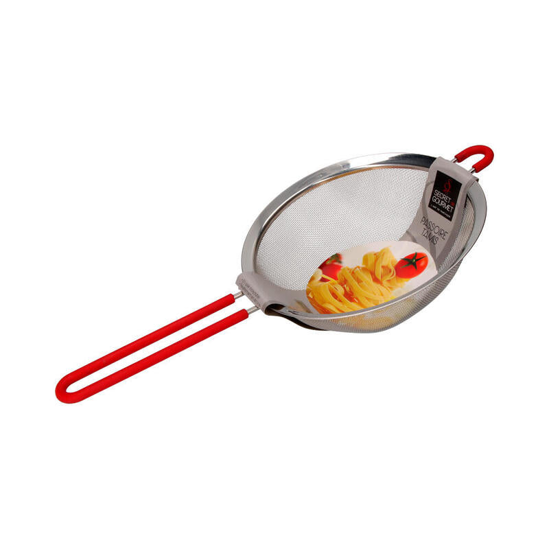 Pack De 2 Unidades - Colador Inoxidable Con Mango De Silicona Ø20 Cm
