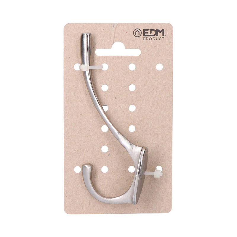 Pack De 2 Unidades - Colgador De Latón Níquel Mate