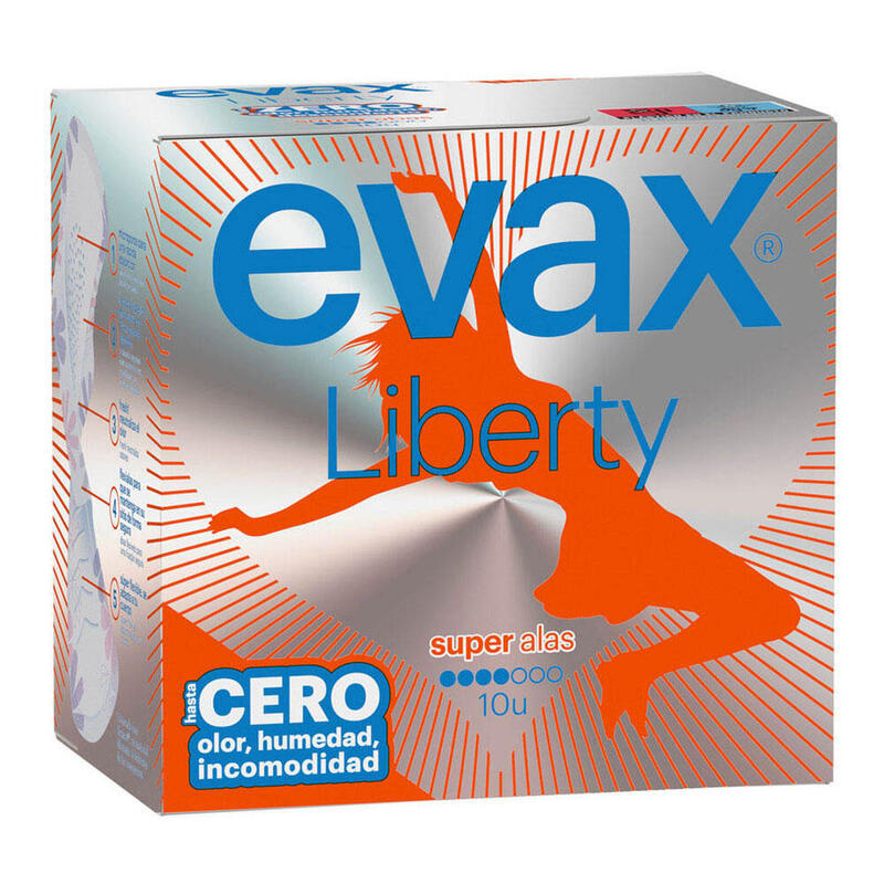Pack De 2 Unidades - Compresas Liberty Super Alas 10 Uds