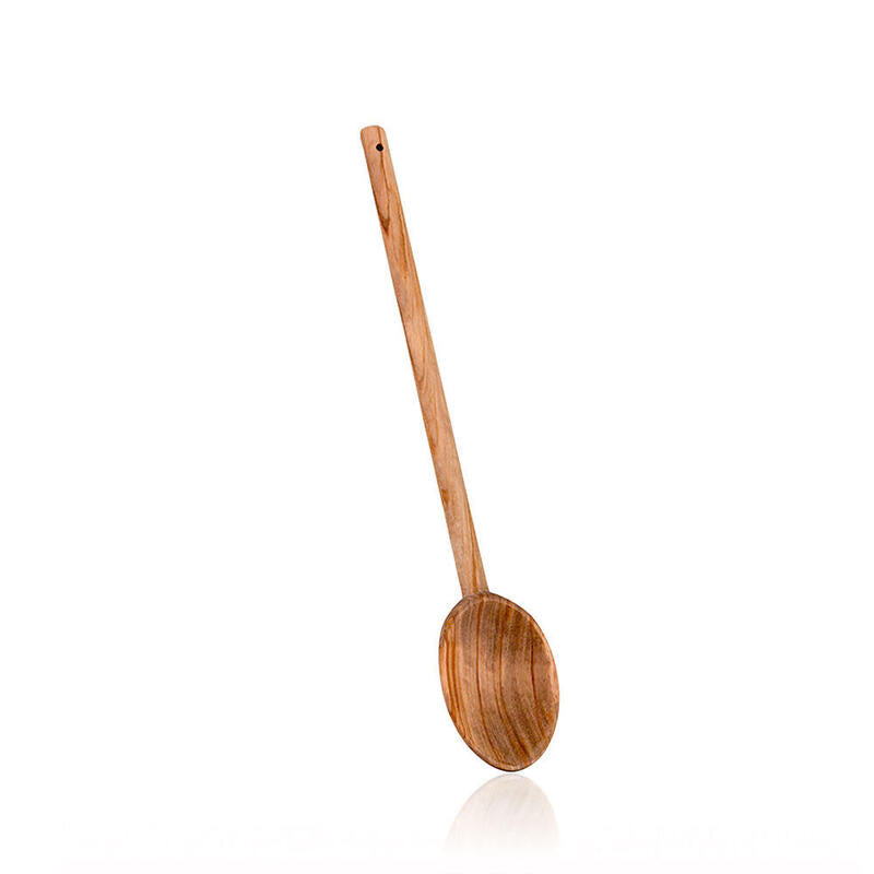 Pack De 2 Unidades - Cuchara Oval De Madera De Olivo 30 Cm