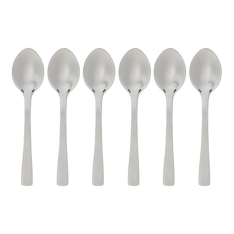 Pack De 2 Unidades - Cucharas Pequeña Moka Inoxidable Silver Precision 9,5 Cm 6 Uds