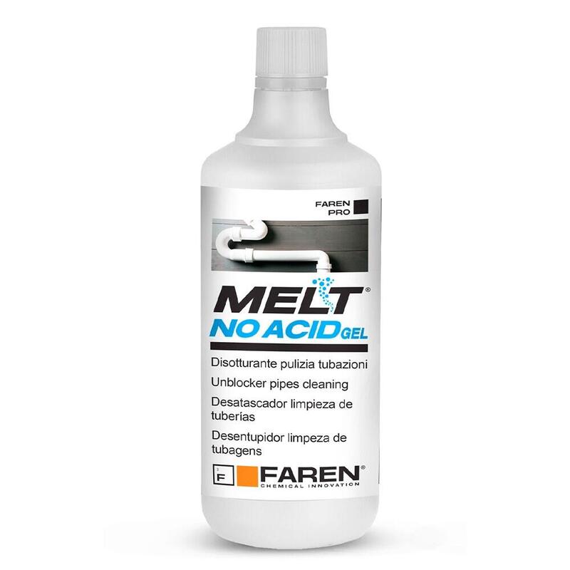 Pack De 2 Unidades - Desatascador Melt Sin Ácido En Gel 1 L