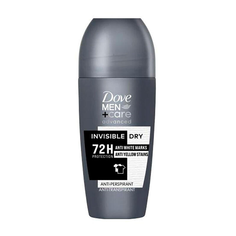 Pack De 2 Unidades - Desodorante Roll-On Men Invisible Advance 72 H, 50 Ml