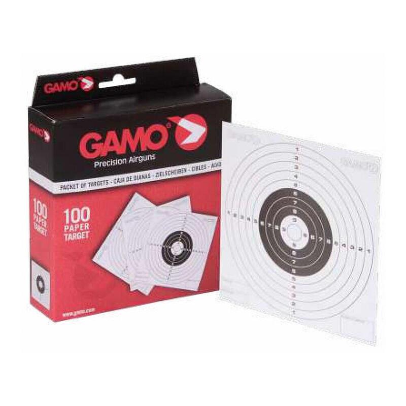 Pack De 2 Unidades - Dianas De Papel 14 X 14 Cm, Caja De 100 Uds