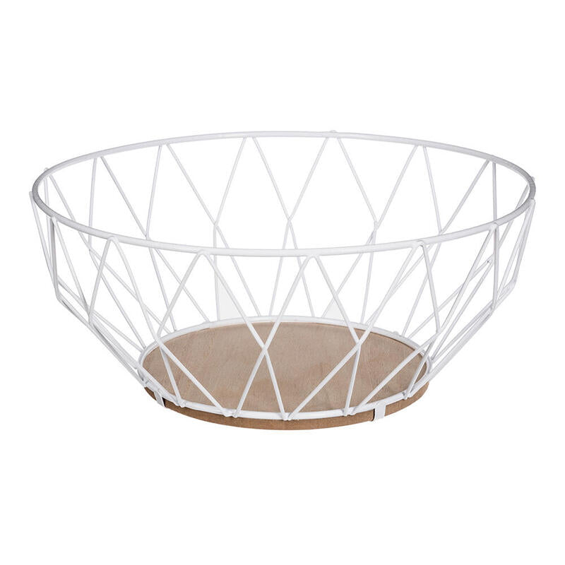 Pack De 2 Unidades - Frutero Metálico Baltik Blanco Ø28 Cm Colores/Modelos Surtidos