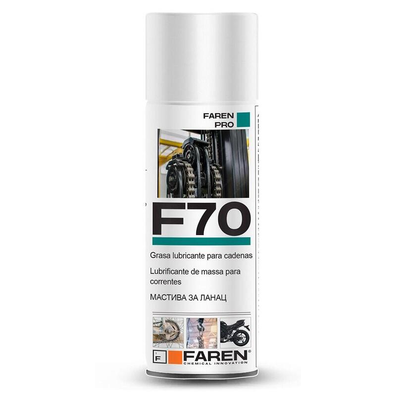 Pack De 2 Unidades - Grasa Lubricante F70 En Spray Para Cadenas, 400 Ml