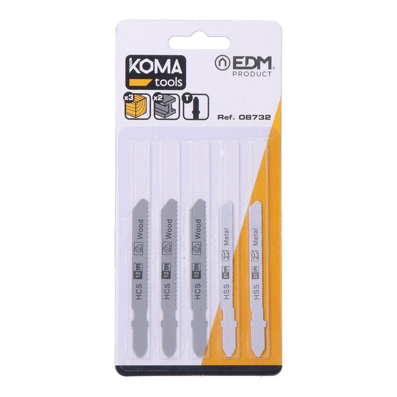 Pack De 2 Unidades - Hojas Para Sierra De Calar 08705 Y 08754, Set 5 Uds