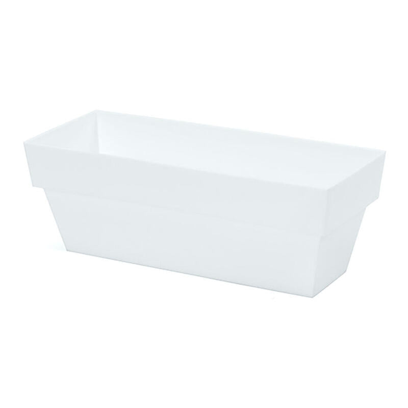Pack De 2 Unidades - Jardinera Limited 12x30cm Blanco Plastiken