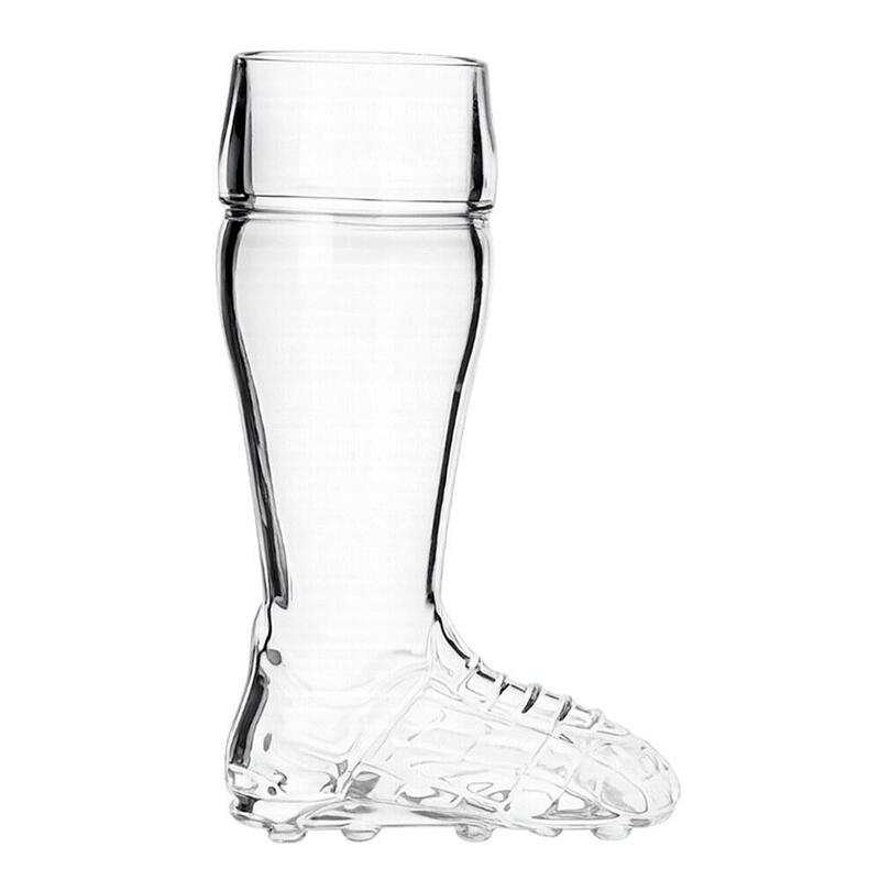 Pack De 2 Unidades - Jarra Bota De Fútbol, De Cristal, 0,5 L