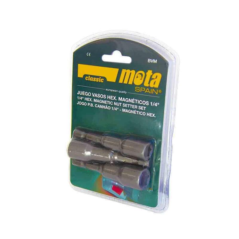 Pack De 2 Unidades - Juego Vasos Hexagonales Magneticos 8-10-11mm Bvm Mota