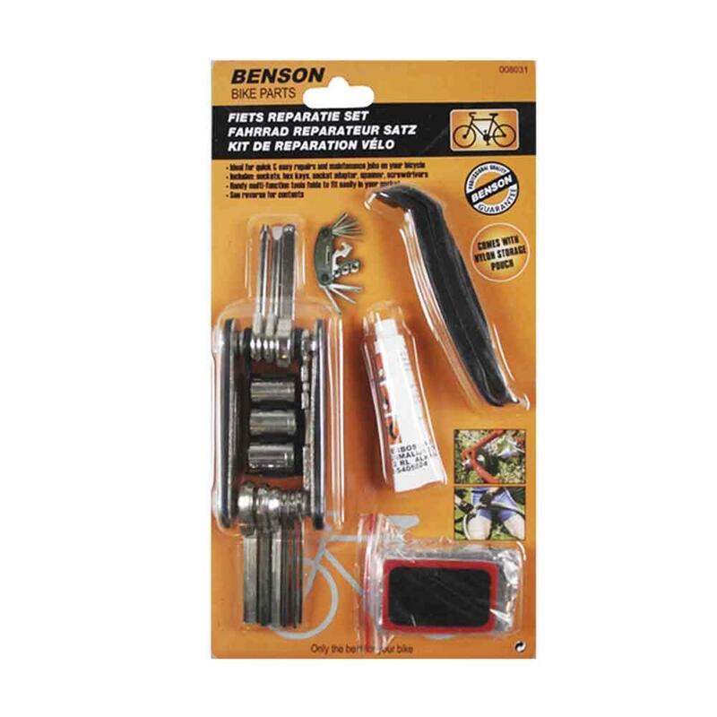 Pack De 2 Unidades - Kit Con Herramienta Multiusos Para Reparación De Bicicletas