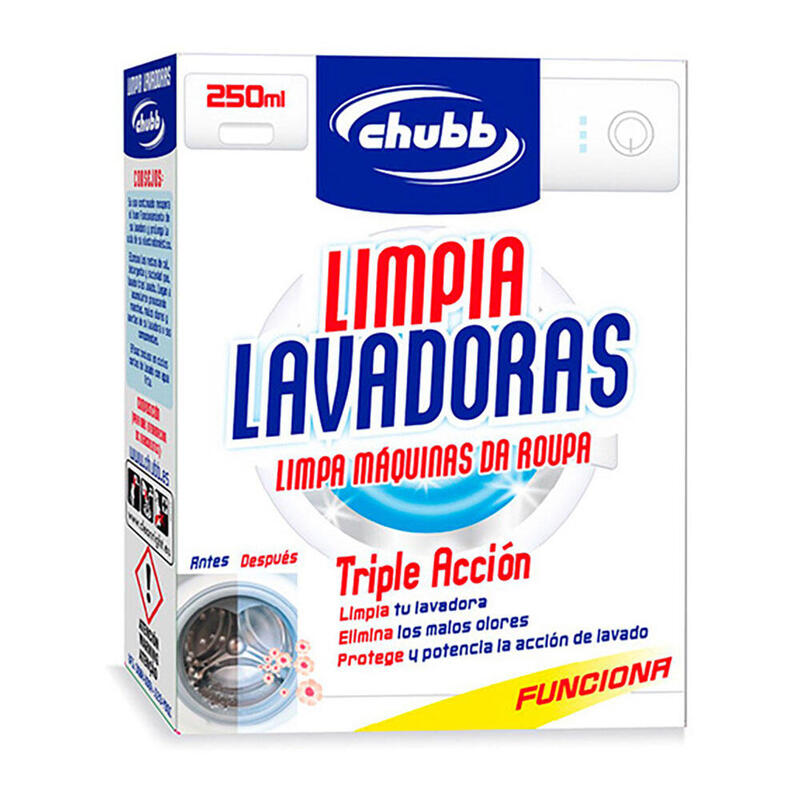 Pack De 2 Unidades - Limpia Lavadoras Triple Acción 250 Ml