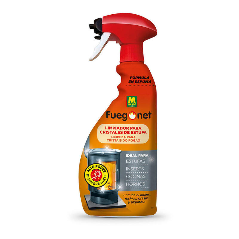 Pack De 2 Unidades - Limpiador De Cristal De Estufa 750 Ml