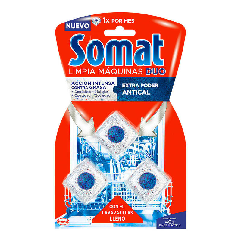 Pack De 2 Unidades - Limpiador De Lavavajillas 3 Dosis (Lavavajillas Lleno)