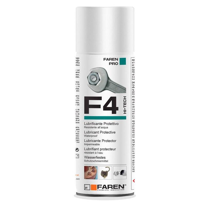 Pack De 2 Unidades - Lubricante Multiusos F4 En Spray, 400 Ml
