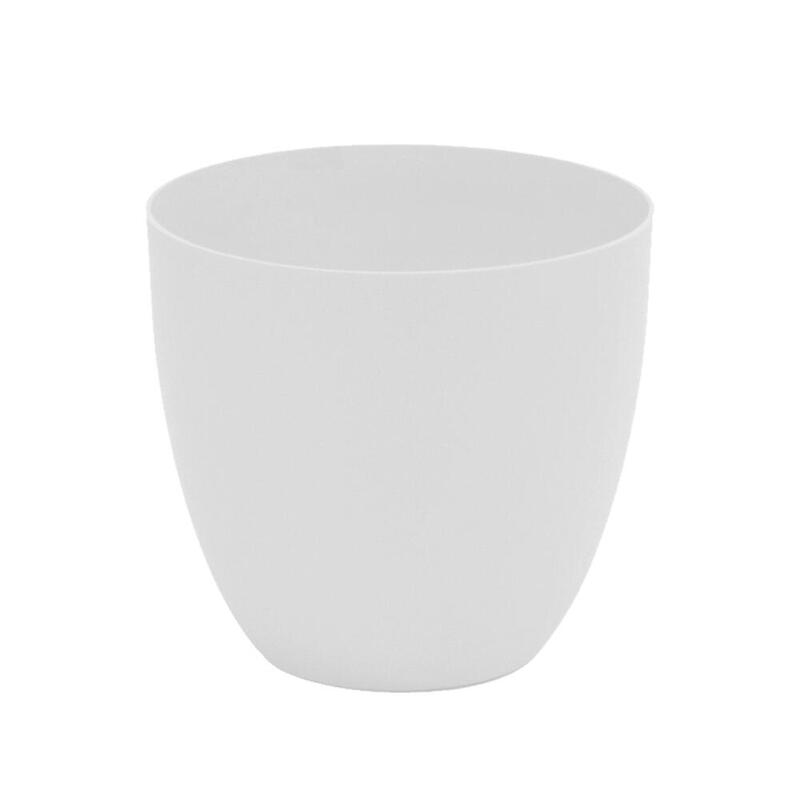 Pack De 2 Unidades - Maceta De Inyeccion Modelo Cuenco Ø26cm Color Blanco