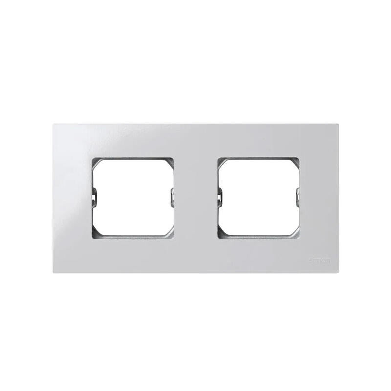 Pack De 2 Unidades - Marco Doble Serie 27 Play Blanco