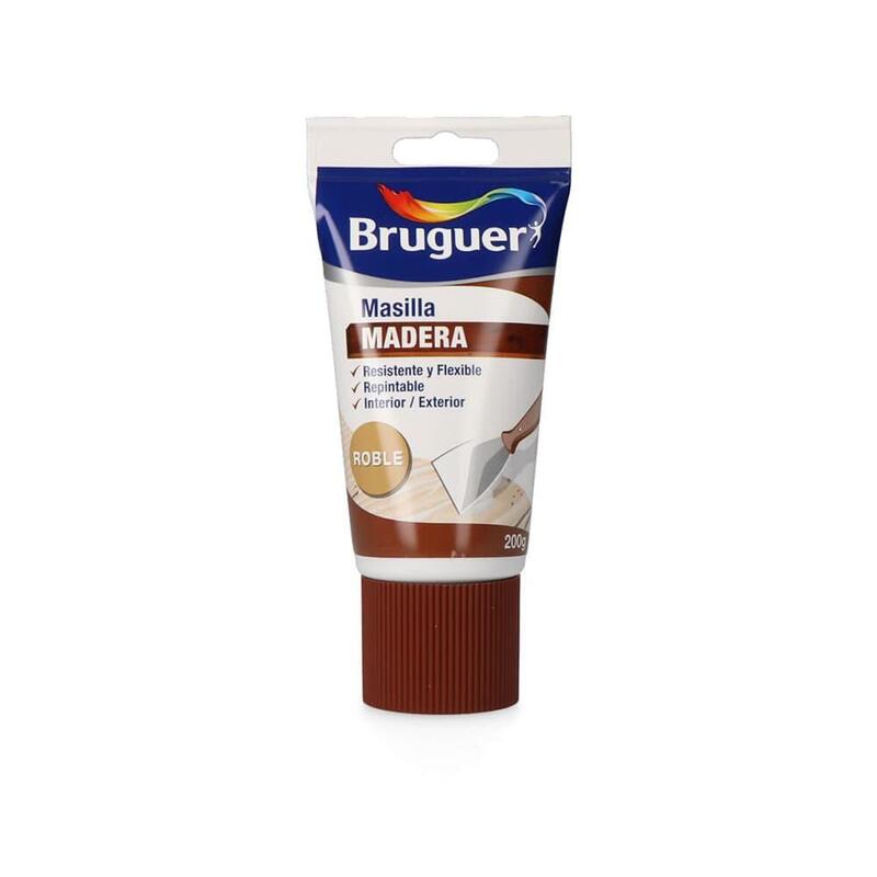 Pack De 2 Unidades - Masilla Madera Roble 200g 5196386 Bruguer
