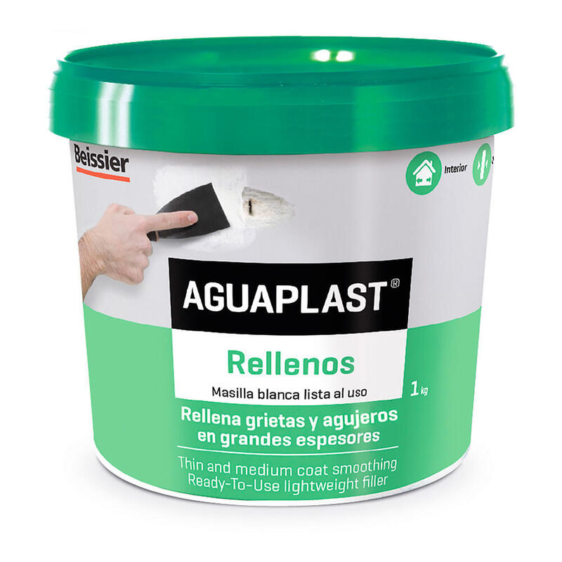 Pack De 2 Unidades - Masilla Para Rellenos Capa Gruesa 1 Kg