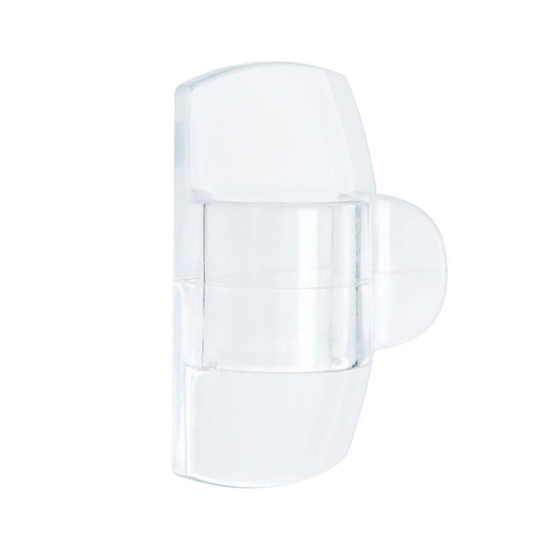 Pack De 2 Unidades - Mini Gancho Para Luces, Exterior, Transparente, 8 Uds + 10 Tiras