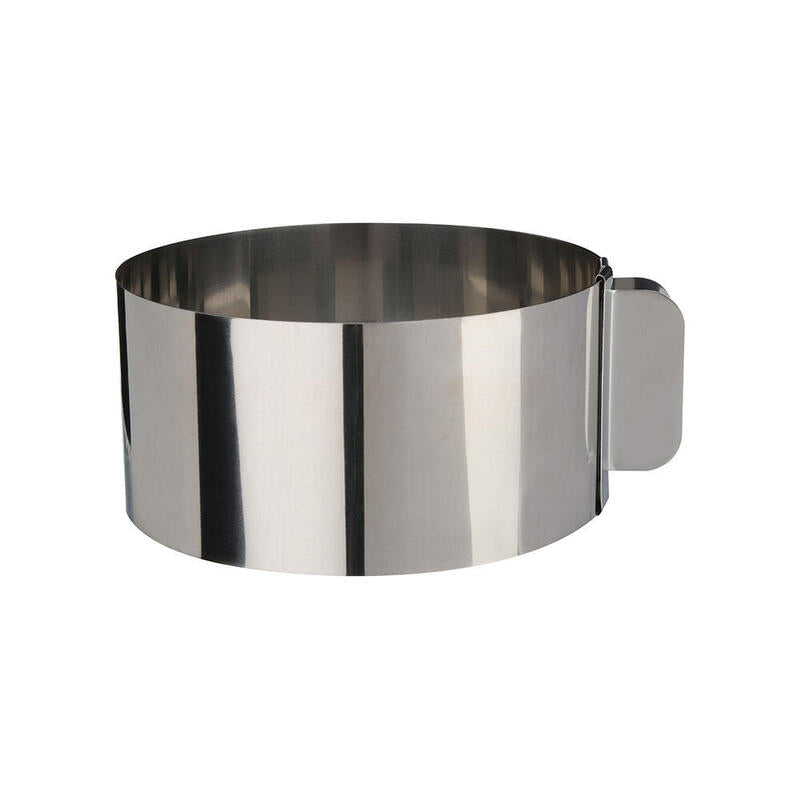 Pack De 2 Unidades - Molde Para Emplatar Inoxidable Extensible Ø16 - 30 Cm