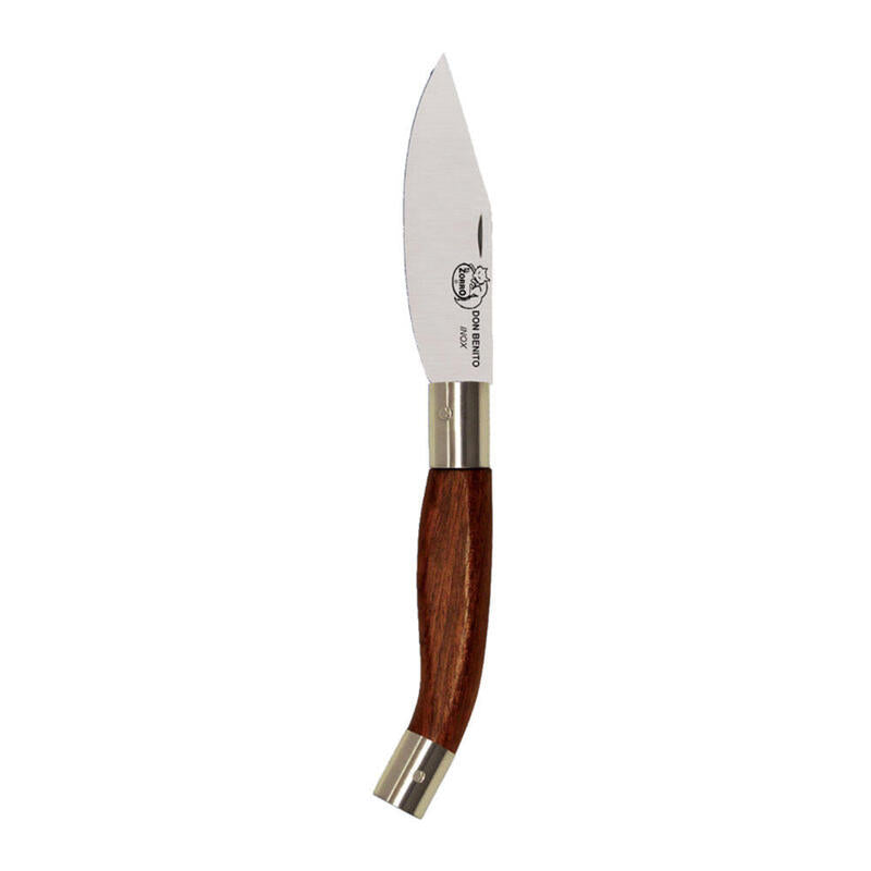 Pack De 2 Unidades - Navaja Punta Inoxidable Nº 7 Hoja 8cm Dos Virolas Imex El Zorro