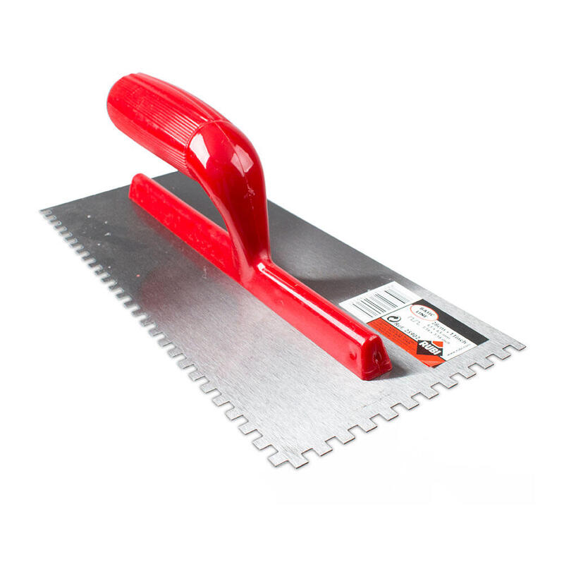 Pack De 2 Unidades - Peine Acero 28cm. (6x6) Mango Plástico Abierto 25903 Rubi