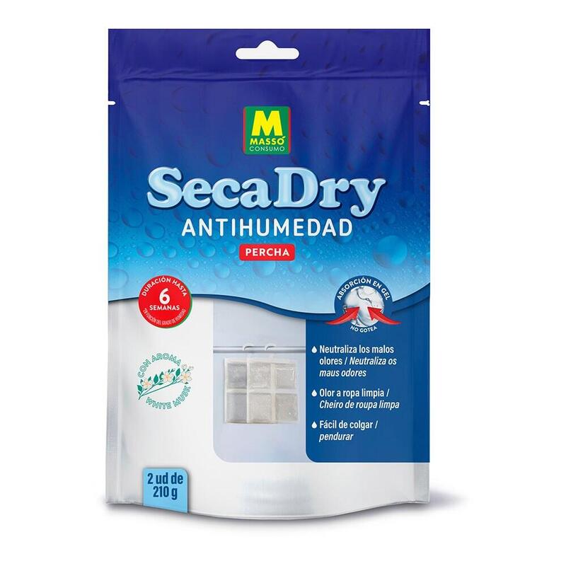 Pack De 2 Unidades - Percha Antihumedad En Gel Secadry, 120 G, 2 Uds