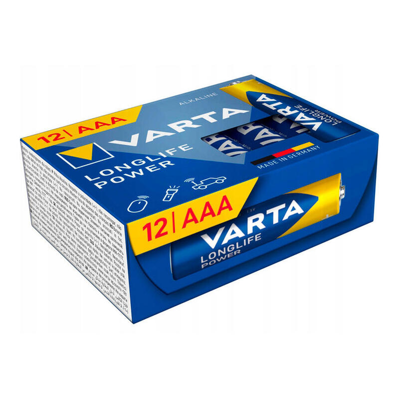 Pack De 2 Unidades - Pila Alkalina Longlife Power Cube Aaa - Lr03 (Caja 12 Uds) Ø10,5 X 44,5 Mm