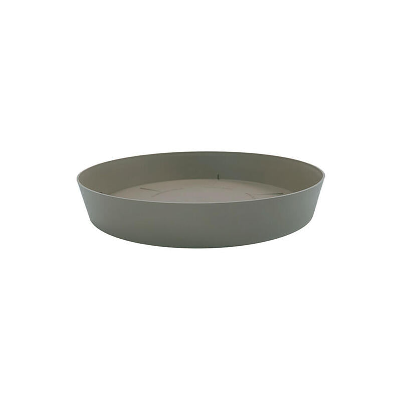 Pack De 2 Unidades - Plato De Inyeccion Para Maceta Color Taupe Ø11x1,6cm