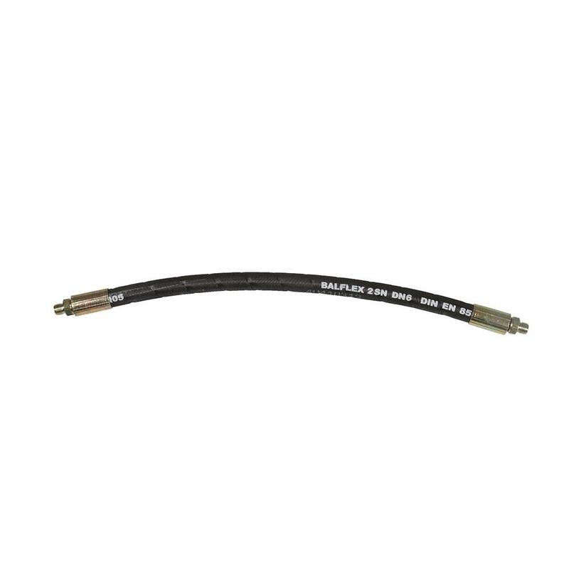 Pack De 2 Unidades - Racor Flexible Para Engrase Con Trenza De Acero 500 Mm