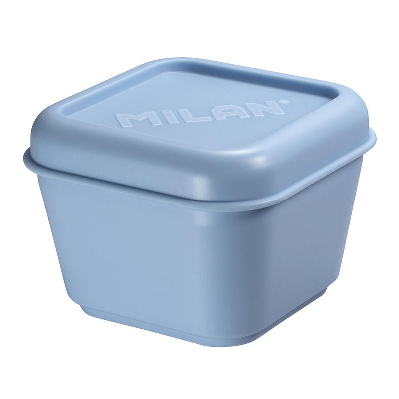 Pack De 2 Unidades - Recipiente Para Alimentos Cuadrado 0,33 L Serie 1918, Azul Claro Milan