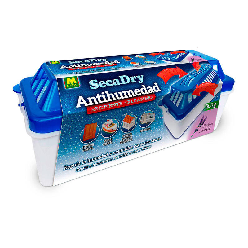 Pack De 2 Unidades - Secadry Antihumedad Recipiente + Recambio 500 G