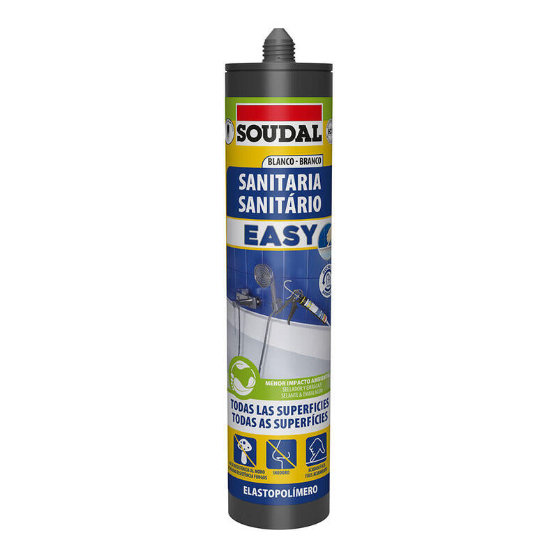 Pack De 2 Unidades - Sellador Easy Sanitarios Blanco 290 Ml