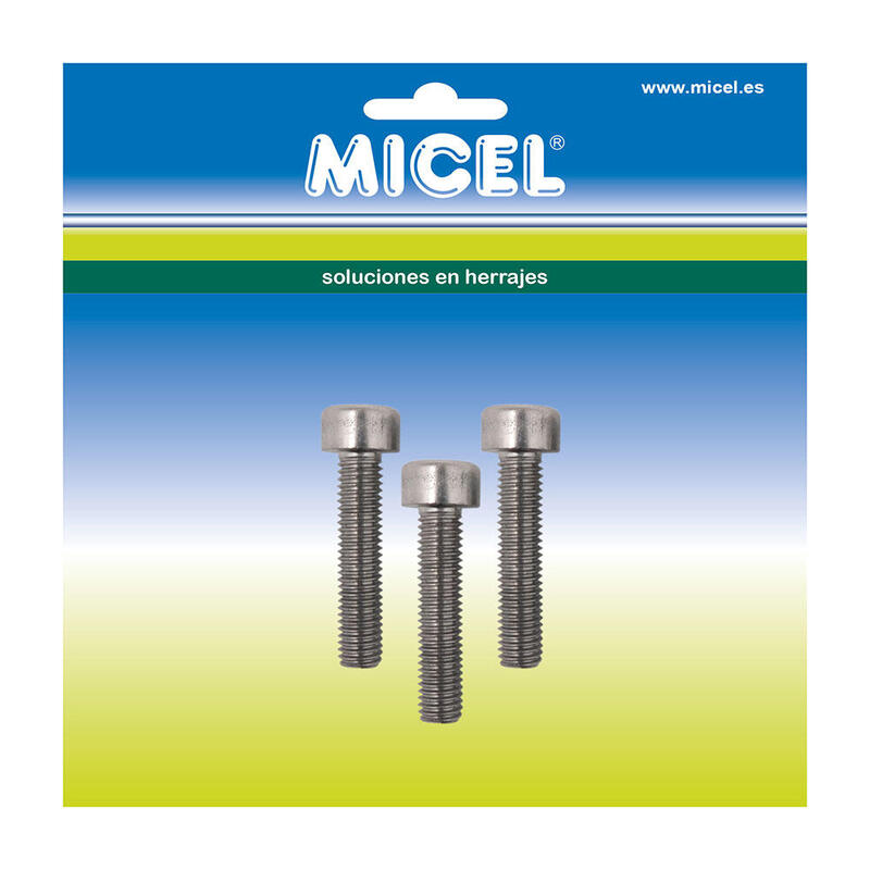 Pack De 2 Unidades - Set De 3 Tornillos Maquina Enrollar Toldo Tld27 6x30mm 92597 Micel