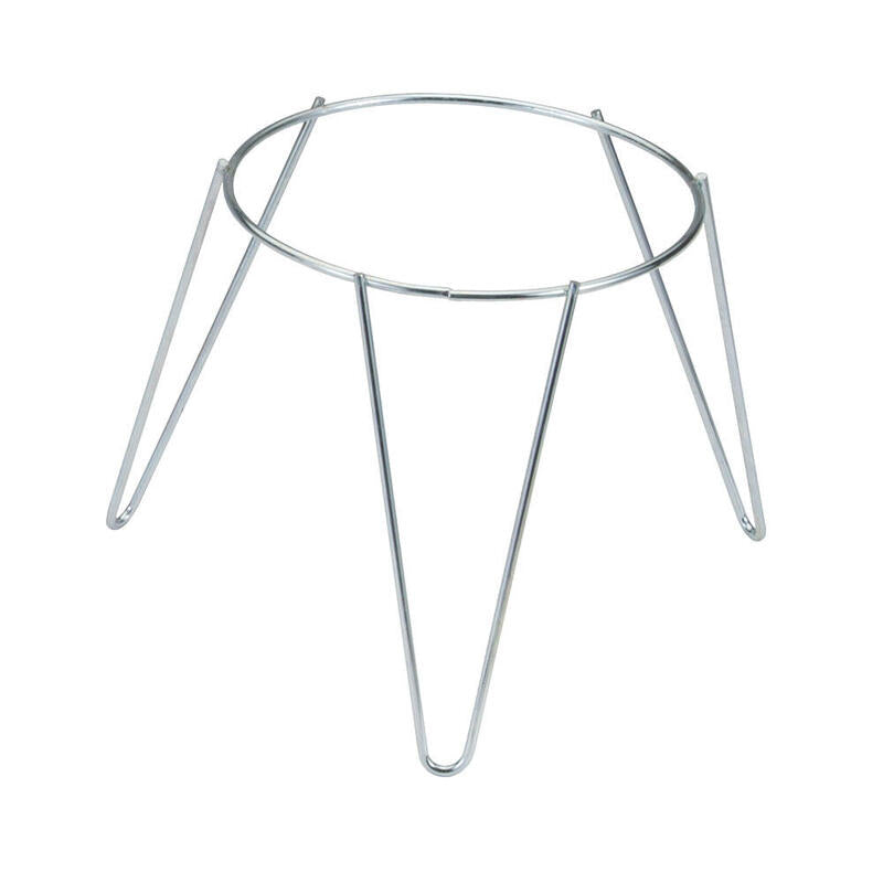 Pack De 2 Unidades - Soporte Para Macetero Con Pie Zincado 24cm Sv03080 Sauvic