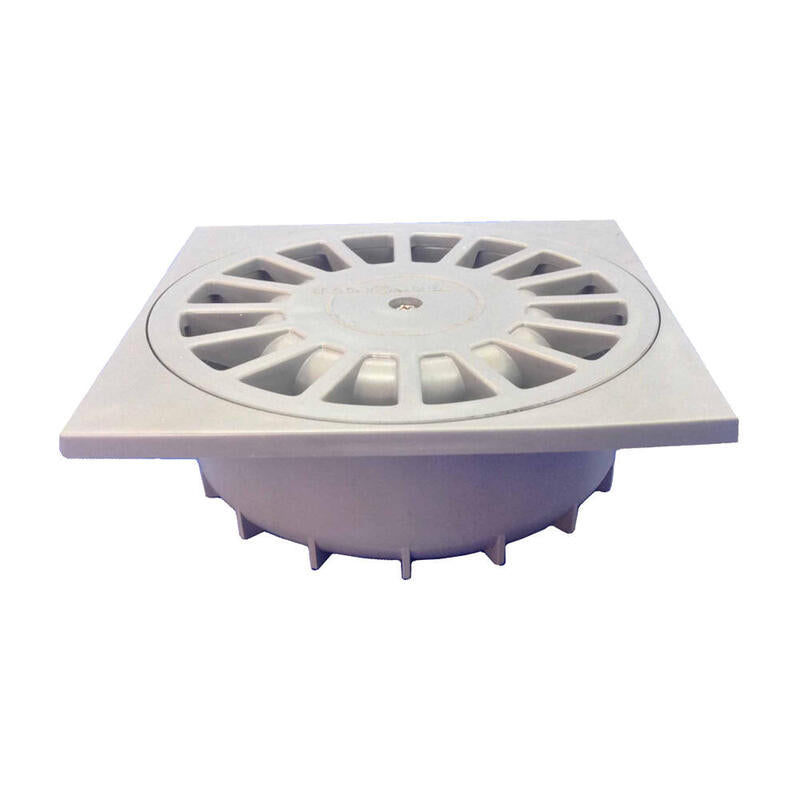 Pack De 2 Unidades - Sumidero Pvc Sifonico Vertical T-88, 105 X 105 X 44 Mm / Ø40 Mm