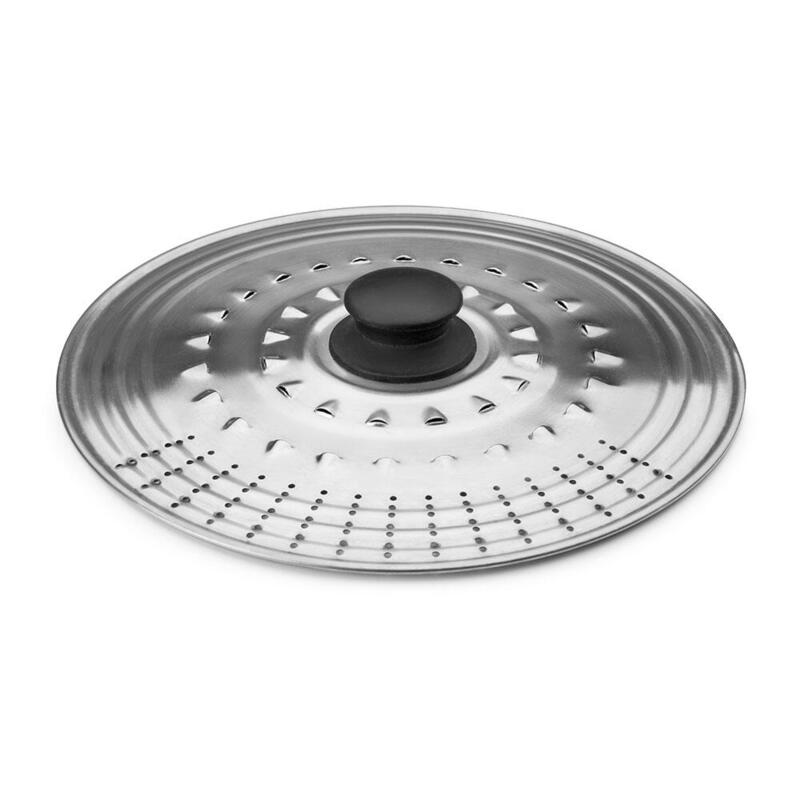 Pack De 2 Unidades - Tapa Multiuso Acero Inox, Ø18 - 20 - 22 Cm,