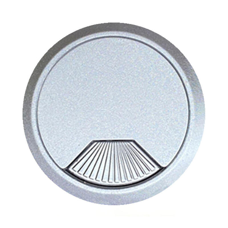 Pack De 2 Unidades - Tapón Pasacables Tpc01 Ø60 X 22 Mm Plata, Blister